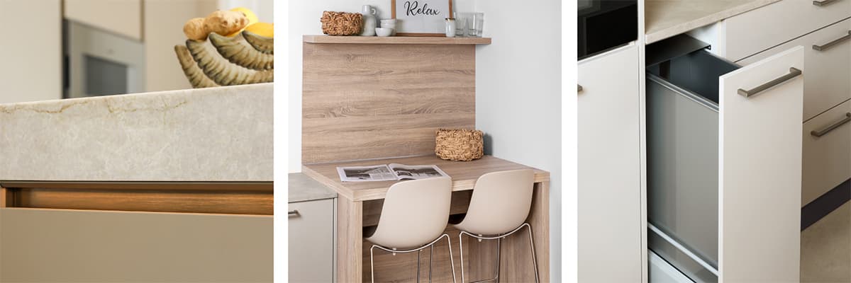 Details beige keukens